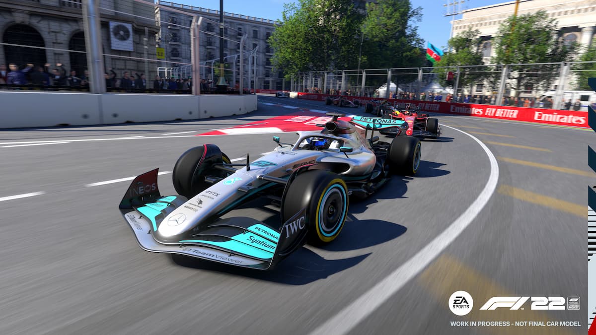 f1 car on game