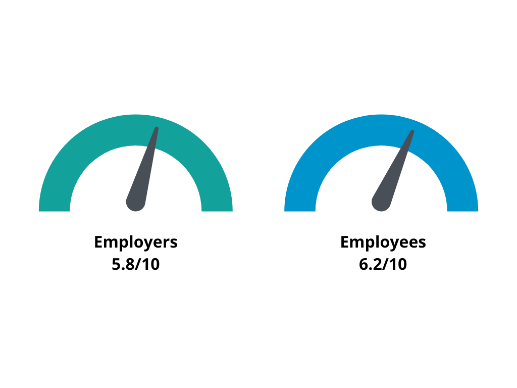 Workforce diversity score graph